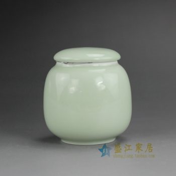 RZDT05-D 高温颜色釉茶叶罐 小瓷罐 密封罐 尺寸：口径 4.2厘米 肚径 6.5厘米 高 7厘米