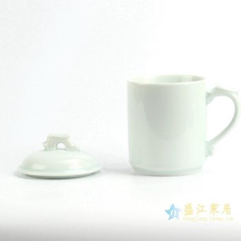 RZIC04   景德镇 青釉 龙头 办公杯 茶杯   厂家直销