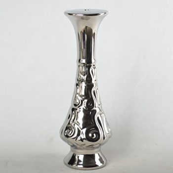 XY16-0709-8 (7)    景德镇 颜色釉 镀银现代简约 陶瓷台灯底座 厂家直销