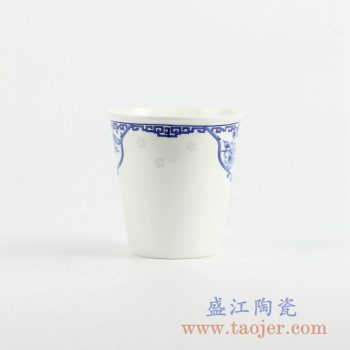 RZKX01-A   青花单杯水杯茶杯陶瓷茶具茶器景德镇