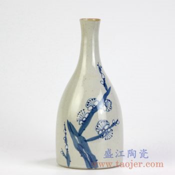 RZMB01-C 手绘梅花小花瓶花插景德镇陶瓷瓷器手工瓷器