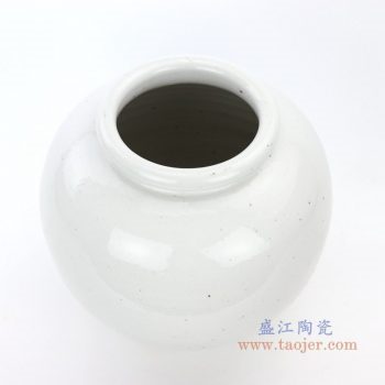 RZPI20 景德镇陶瓷 仿古做旧高温单色釉储物罐